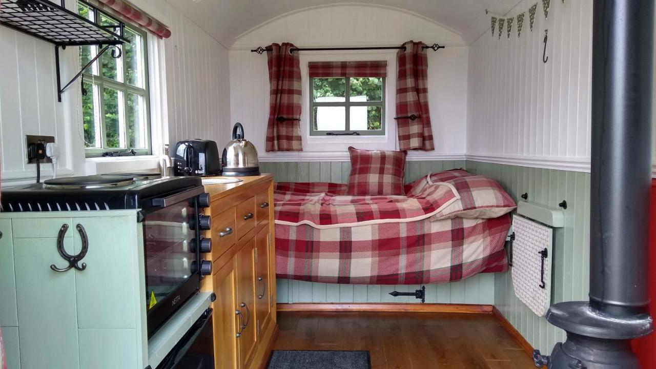 Shepherd'S Lodge - Shepherd'S Hut With Devon Views For Up To Two People And One Dog Wrangaton Bagian luar foto