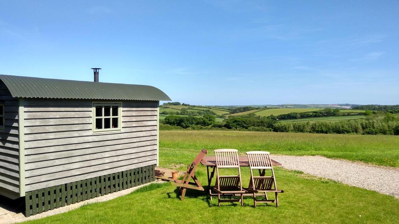 Shepherd'S Lodge - Shepherd'S Hut With Devon Views For Up To Two People And One Dog Wrangaton Bagian luar foto